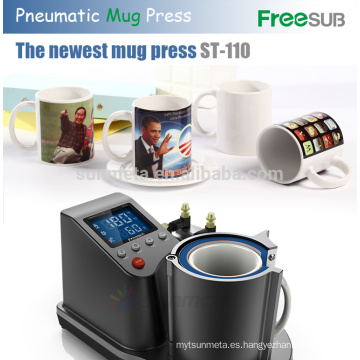 2015 Nueva máquina neumática de la prensa de la taza de Freesub para hacer tazas de la sublimación ST-110